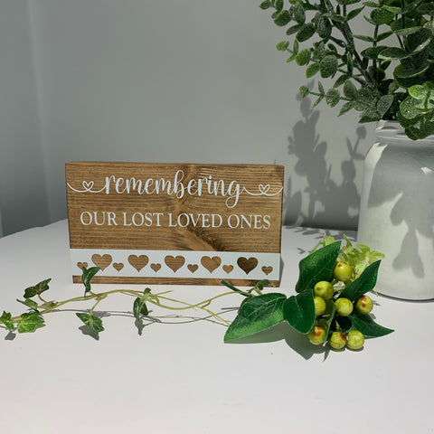 Wedding Sign, Remembering our Lost Loved Ones, Wedding Venue sign, Wedding Decoration