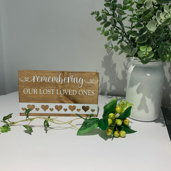 Wedding Sign, Remembering our Lost Loved Ones, Wedding Venue sign, Wedding Decoration