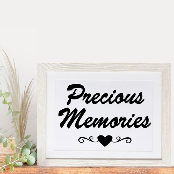 Precious memories. Art Print. Actual Print. Home Decoration. Family Art Print. FRAME NOT INCLUDED