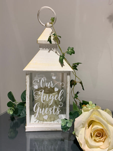 Our Angel Guests, Wedding Lantern, Wedding Venue Decoration, Memorial Lantern, Antique style, Wedding Memorial Lantern, Wedding decorations