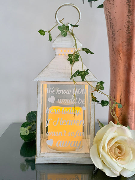 Memorial Lantern, Wedding Lantern, Wedding Venue decor, memorial lantern, Wedding Memorial Lantern, We know you would be here today