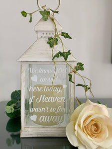 Memorial Lantern, Wedding Lantern, Wedding Venue decor, memorial lantern, Wedding Memorial Lantern, We know you would be here today