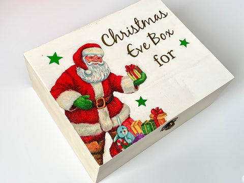 Personalized Christmas Eve Gift Box, Santa Claus, Christmas Gift Box, Christmas box, Father Christmas, Santa Claus, Christmas Eve Box.