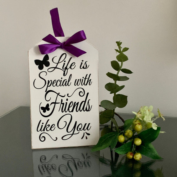 Christmas Friendship gift, Xmas Present for friends. Best Friends Christmas Gift, Best Friends birthday Gift. Life is special with friends