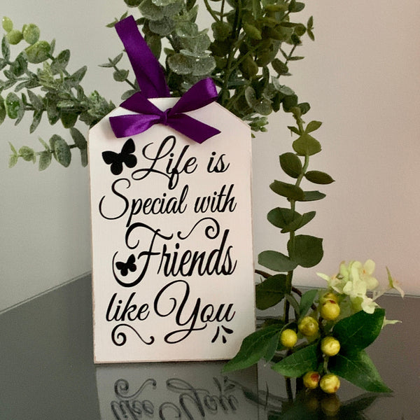 Christmas Friendship gift, Xmas Present for friends. Best Friends Christmas Gift, Best Friends birthday Gift. Life is special with friends