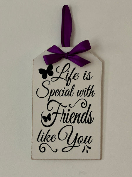 Christmas Friendship gift, Xmas Present for friends. Best Friends Christmas Gift, Best Friends birthday Gift. Life is special with friends