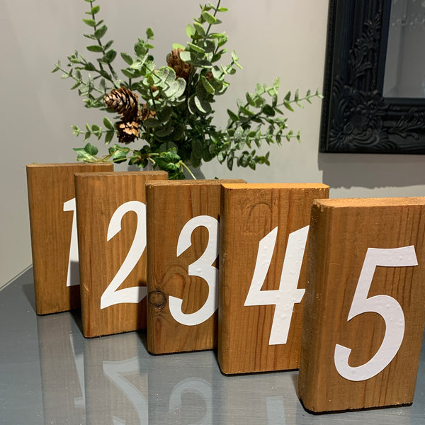 Rustic Wooden Table Numbers | Wedding Table Numbers | Wedding Decor | Table Decor | Event Table Numbers | Table Number Plaques | Centrepiece