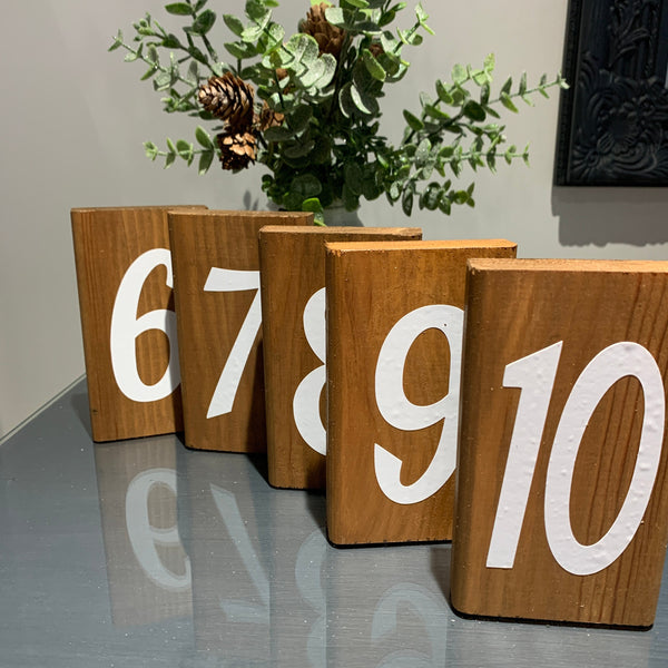 Rustic Wooden Table Numbers | Wedding Table Numbers | Wedding Decor | Table Decor | Event Table Numbers | Table Number Plaques | Centrepiece