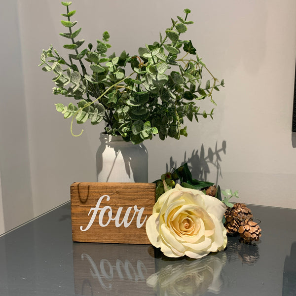 Wooden Table Numbers | Wedding Table Numbers | Wedding Decor | Table Decor | Event Table Numbers | Numbers 1 to 10, rustic centrepiece