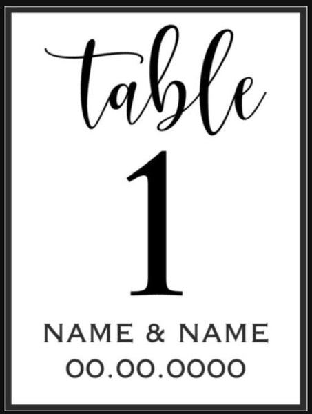 Wedding Table Numbers, Bottle table numbers, Stickers for Wedding Table Displays, 1 - 20 stickers, Wedding Venue Decoration