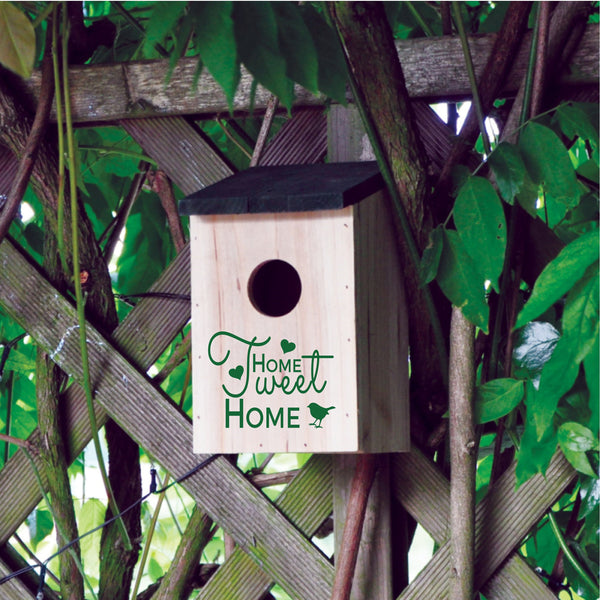 Bird Nest Box, Birdhouse, Home Tweet Home Bird Box, Nesting Box, Wooden Bird Box, Garden Bird Box, Garden Decor, Traditional Wooden.