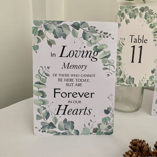 Wedding signs, In Loving memory, Guest book sign, Table numbers,  centrepieces, Wedding venue decor, Memory Wedding signs, Wedding Memory.