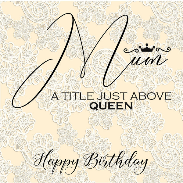 Birthday card for Mum, Greeting Card, Mum Birthday Card, Card for Mum, Happy Birthday Mum, Card for Her, greeting Card.