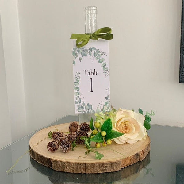 Table Numbers, Wedding centrepieces, Wedding table numbers, Eucalyptus, 1 - 20, Wedding table decorations, wedding venue decor.