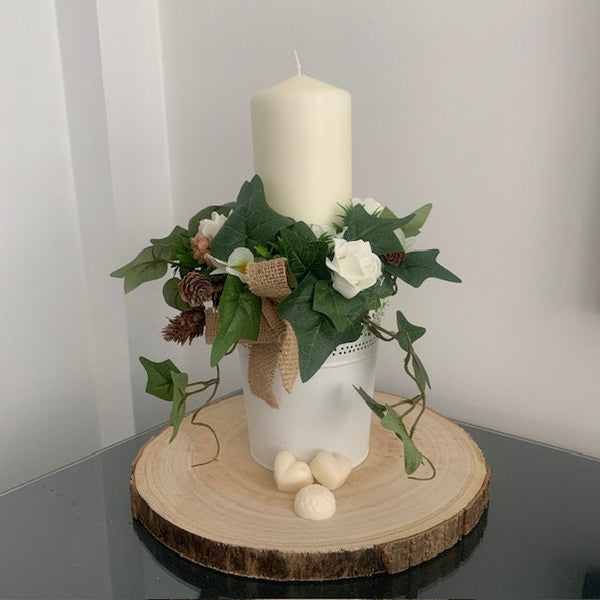 Table decoration, Candle centre piece, Table centre piece, Candle decoration,Wedding table decoration, Home Decoration Floral Candle Holder