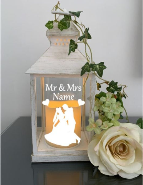 Wedding Anniversary Gift. Personalised Light up Lantern, Wedding Gift, Anniversary Gift, Mr & Mrs Gift, Wedding Anniversary gift.