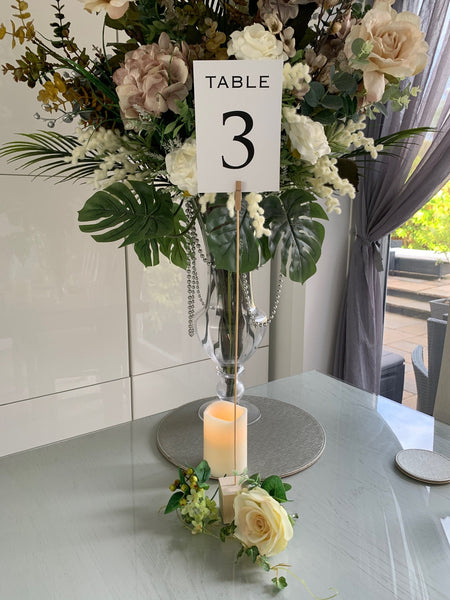 Wooden Table Numbers, Wood Card Holders, Wedding Table Decor, Event Table Numbers, Personalised Table Numbers,  Table Centrepiece numbers