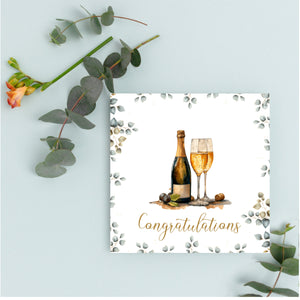 Congratulations, greeting card, wine card, birthday card, wine lover birthday card, card for him, card for her, anniversary card.