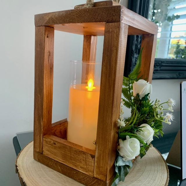 Memorial Lantern, This candle burns in loving memory of those who cannot be here today but are forever in our hearts Wooden Lantern. Wedding