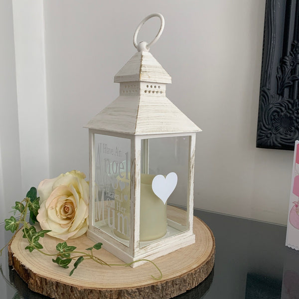 I Have An Angel In Heaven, I Call Him Dad, Sympathy Gift, Memorial Gift,  Grieving Gift, Remembrance Gift, Memorial Lantern, Battery Lantern