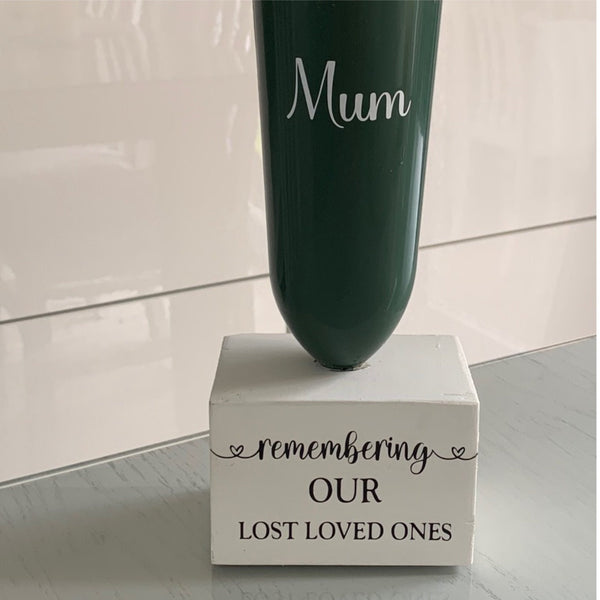 Wedding Table Decor, Table Decor, Wedding Decor, Remembrance Vase, Floral Vase, Lost Loved One, Memorial Vase, Personalised Memorial Vase.