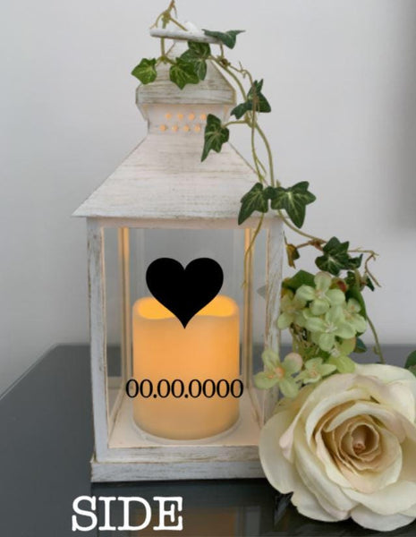 You left paw prints on our hearts, Personalised Pet Memorial Lantern, Candle, Loss of a Pet, Grieving Gift, Sympathy Gift, Mourning Gift.