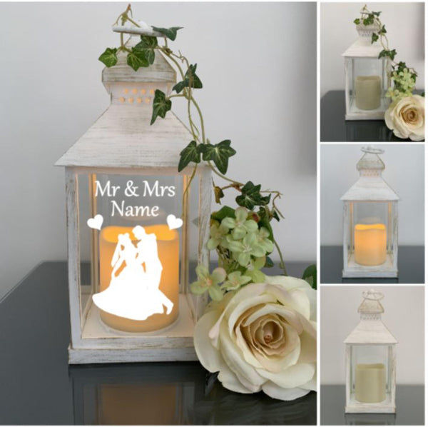 Wedding Anniversary Gift. Personalised Light up Lantern, Wedding Gift, Anniversary Gift, Mr & Mrs Gift, Wedding Anniversary gift.