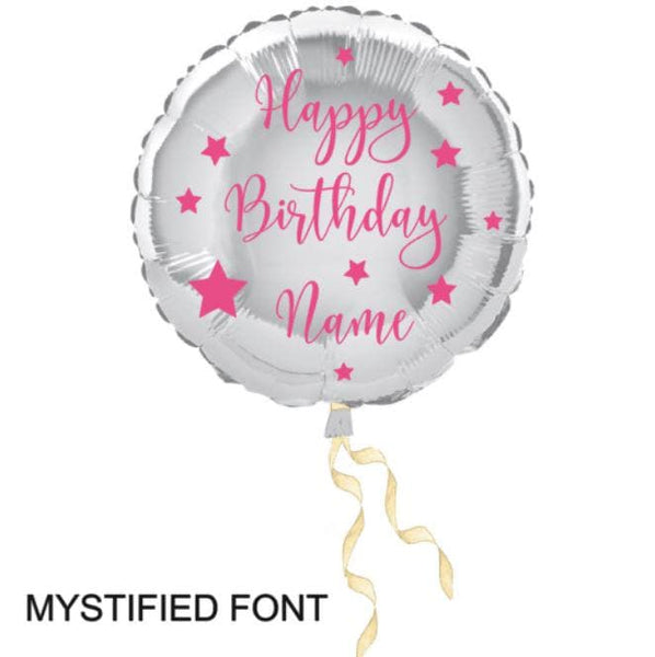 Balloon Stickers, Vinyl Stickers, Happy Birthday Stickers, Vinyl Decal, Any colour, Any wording, High Quality Vinyl Stickers.