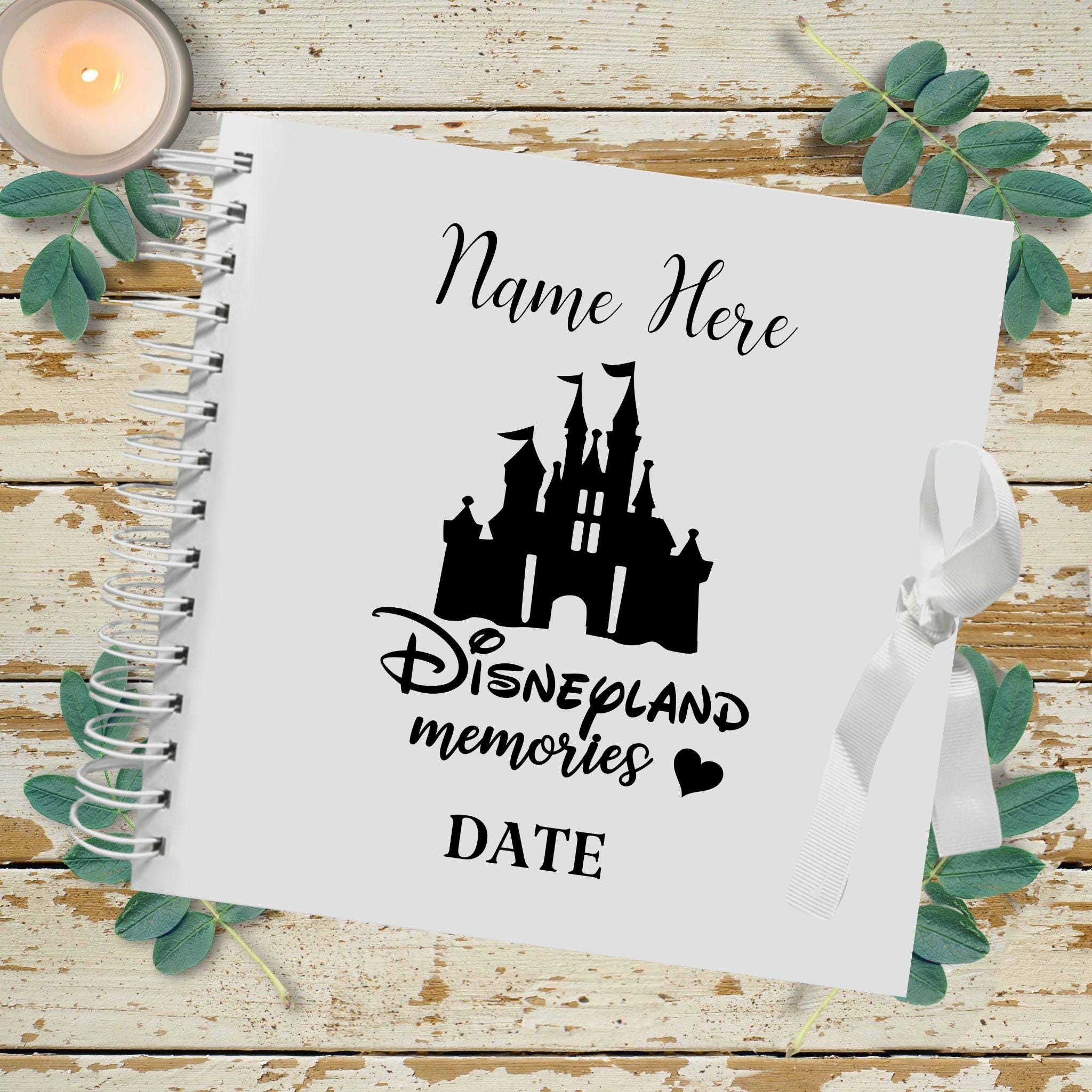 Disneyland Scrapbook | Photo Album | Disneyland Memories | Personalized Keepsake Album, Christmas|Birthday Gift, Disneyland adventures.