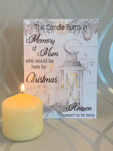 personalised christmas memorial sign