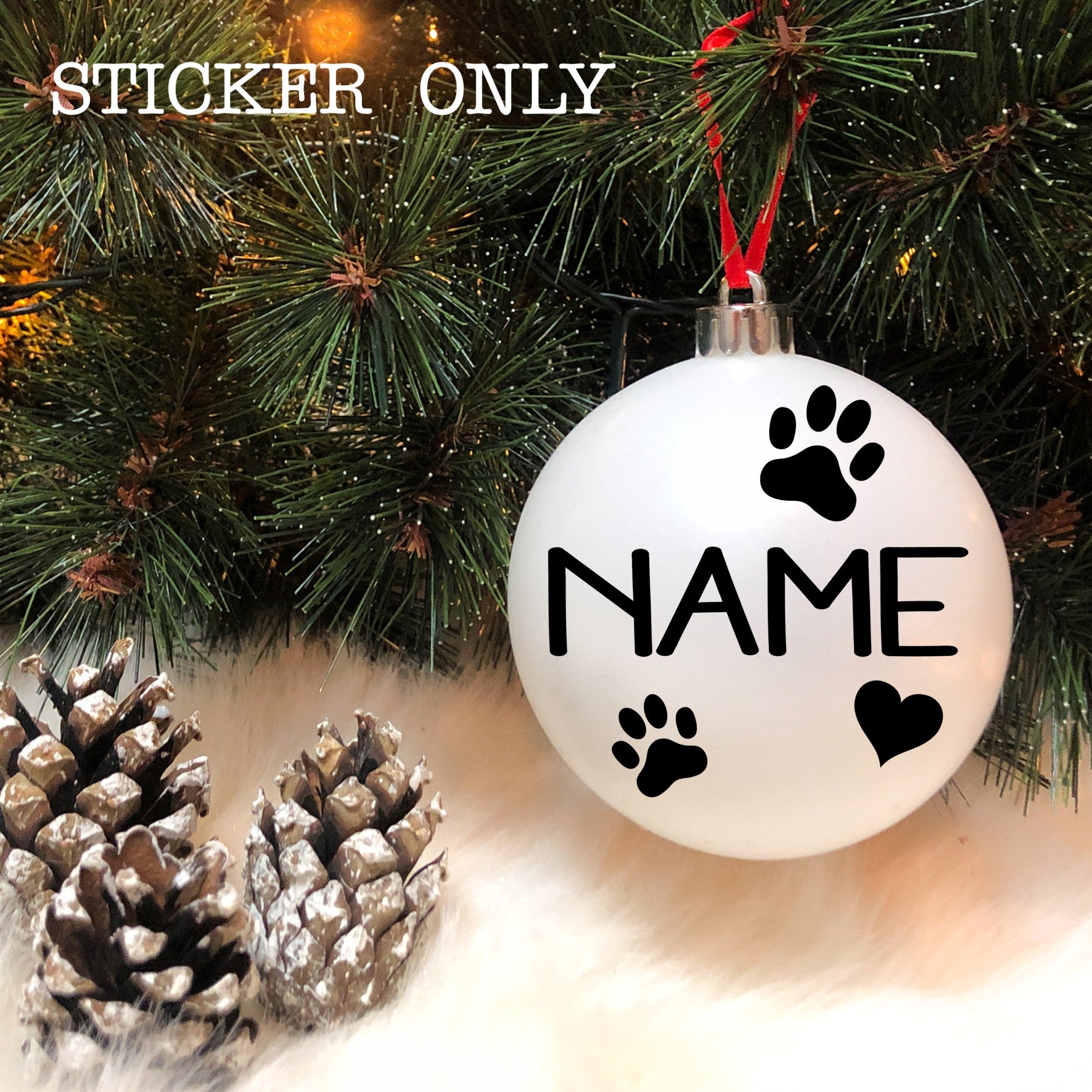 pet christmas bauble