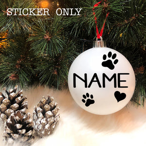 pet christmas bauble