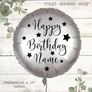 birthday balloon stickers