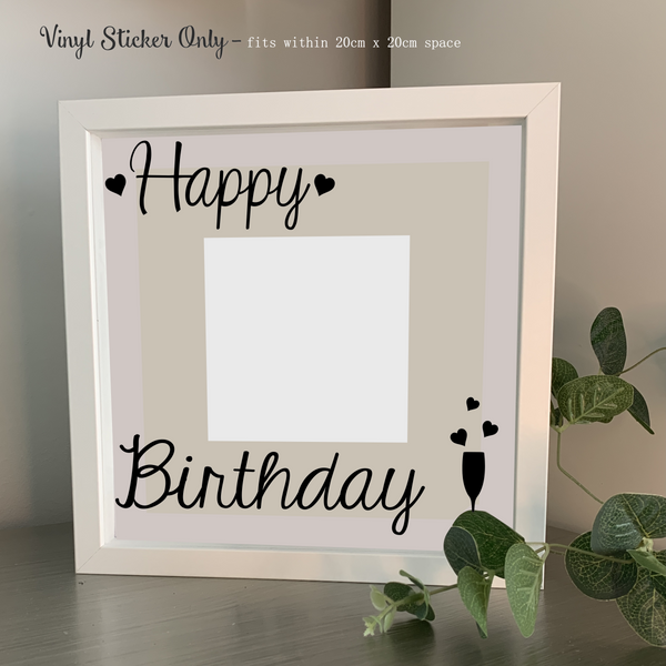 Happy Birthday |  Die Cut Vinyl Sticker