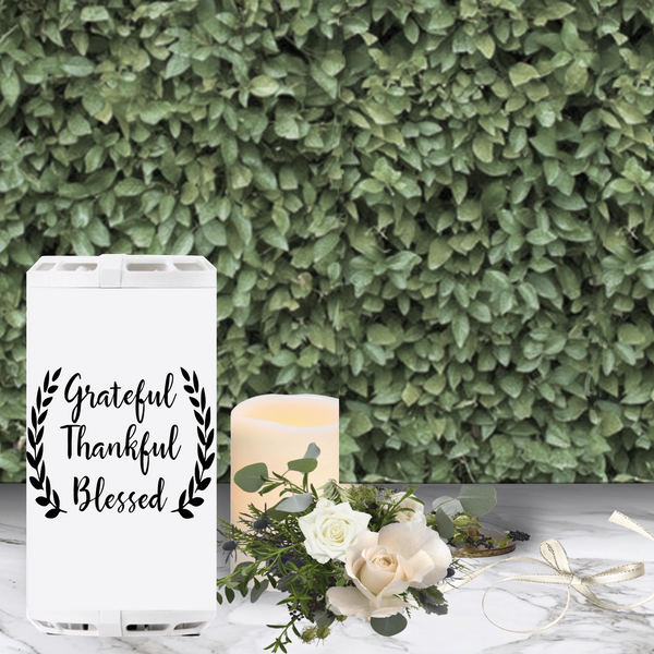 Grateful Thankful Blessed | Scentsy Go Sticker | Die Cut Vinyl Sticker